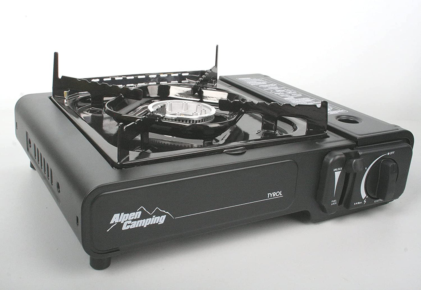 Premium gas stove, camping stove for outdoor use without cartridges
