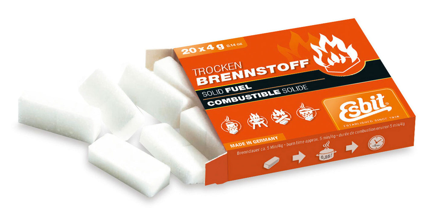 20 brandstoftabletten voor klapkachels
