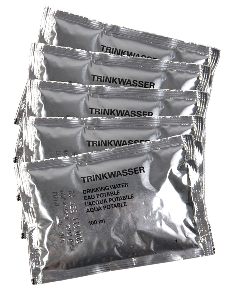 Bundeswehr Trinkwasserbeutel - Lange haltbar (AUSVERKAUF)