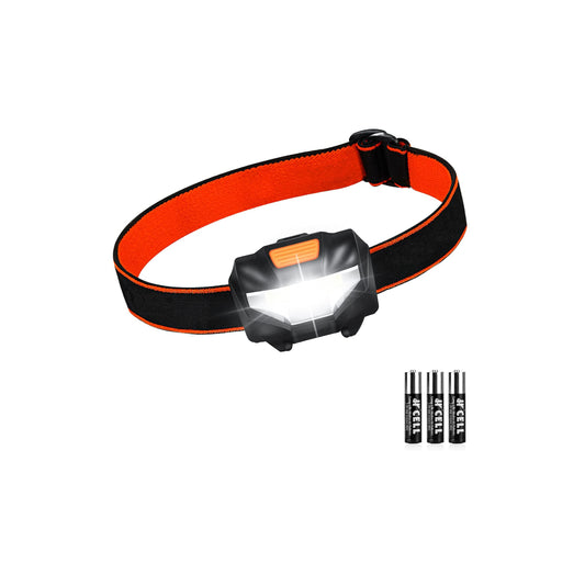 Ausverkauf: 2x LED Kopflampe mit 170 Lumen, 3 Modi, Wasserfest (Doppelpack)
