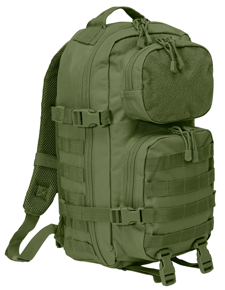 Rucksack Molle US Kampfrucksack Oliv Taktisch Cooper PATCH medium