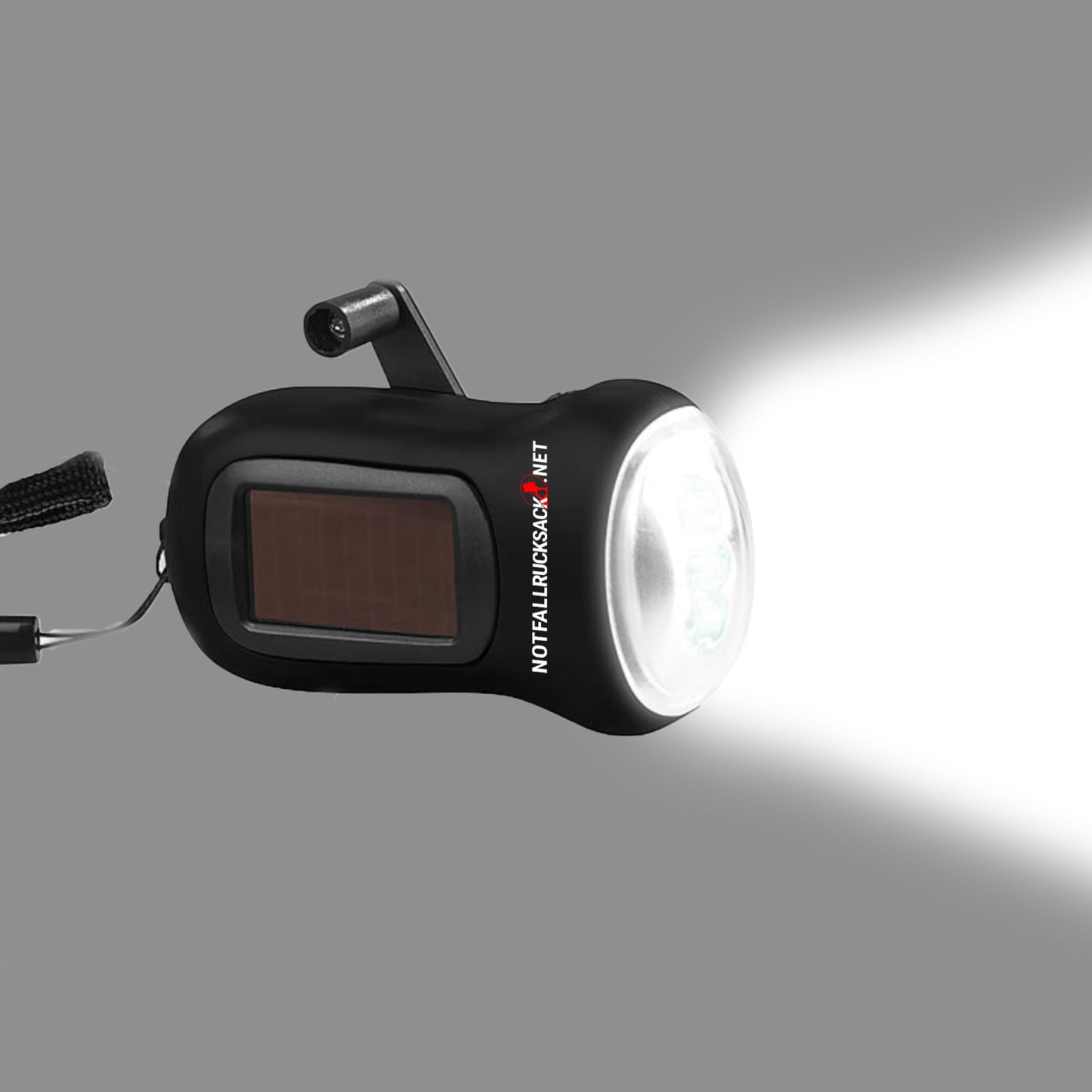 Ausverkauf: Dynamo Solar Lampe - Lampe mit Kurbelantrieb und Solarantrieb