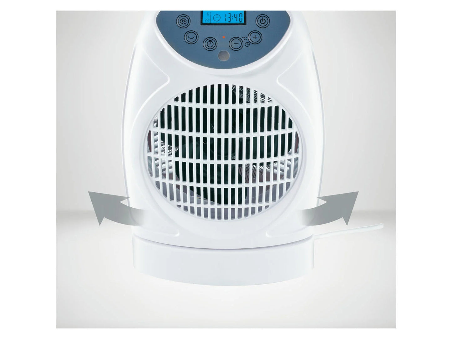 Fan heater »SHLF 2000 D3« including LCD and remote control