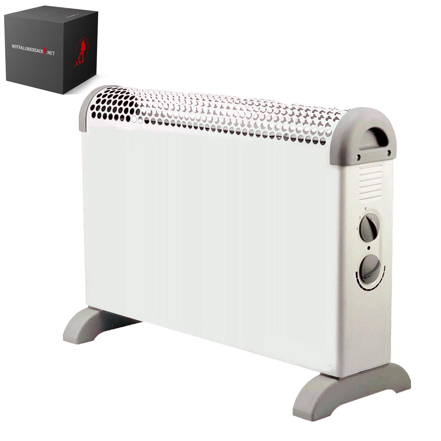 Convectorkachel - 1800W - verwarming - warmtebron - noodverwarming/noodverwarming - luchtstroom - elektrische verwarming - noodverwarming/radiator - mobiele verwarming