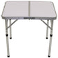 Campingtafel, opvouwbaar, aluminium, draaggreep