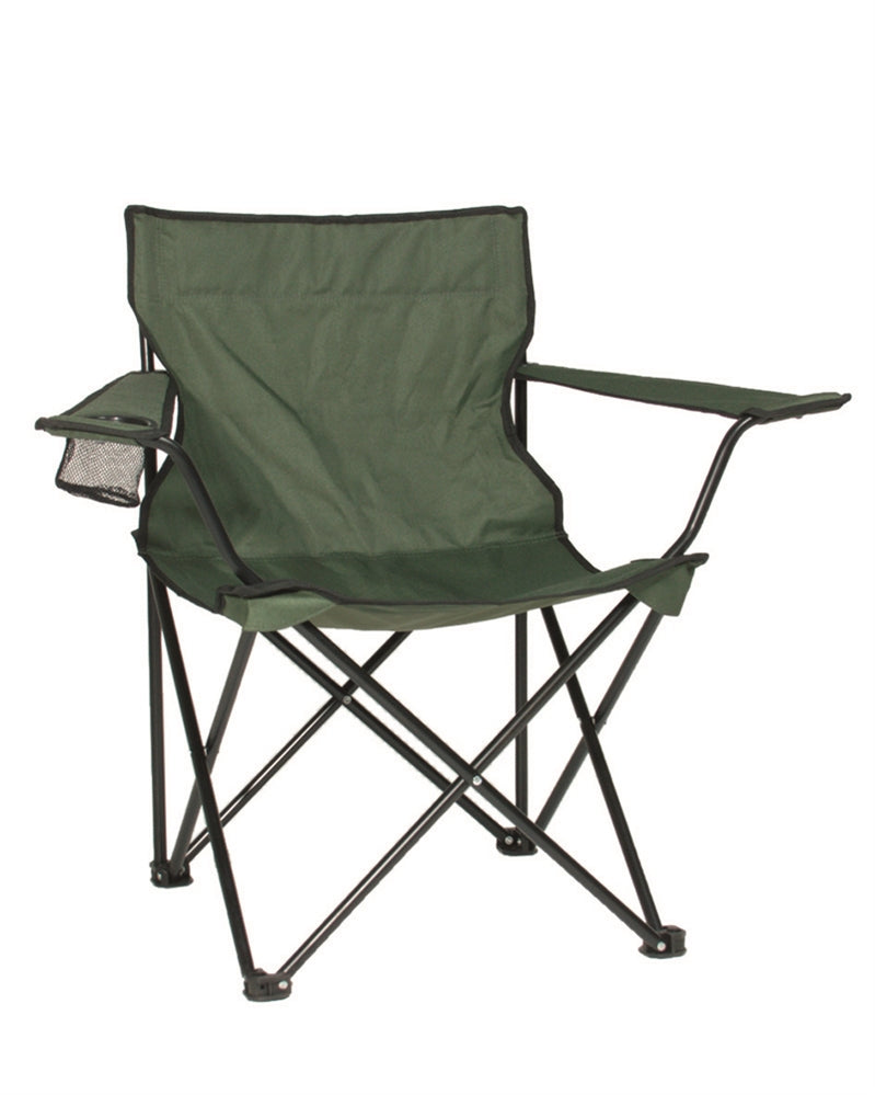 Camping chair in olive