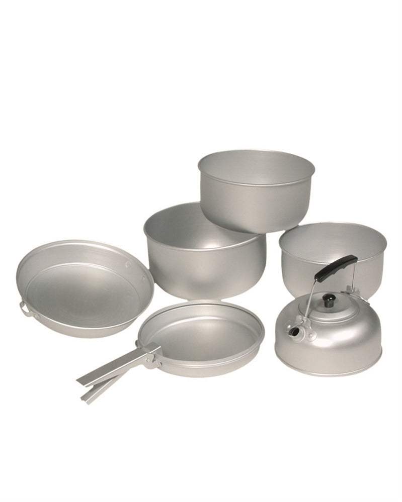 Kookset inclusief 3 potten, pan en theeketel