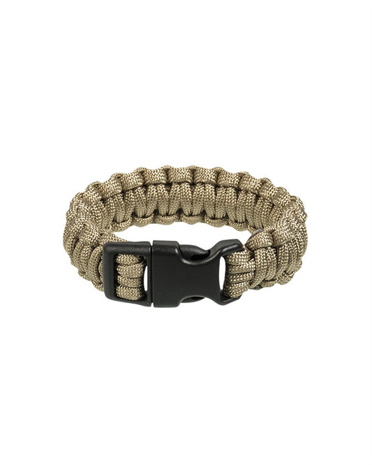 Paracord armband 22 mm Coyote tactische armband