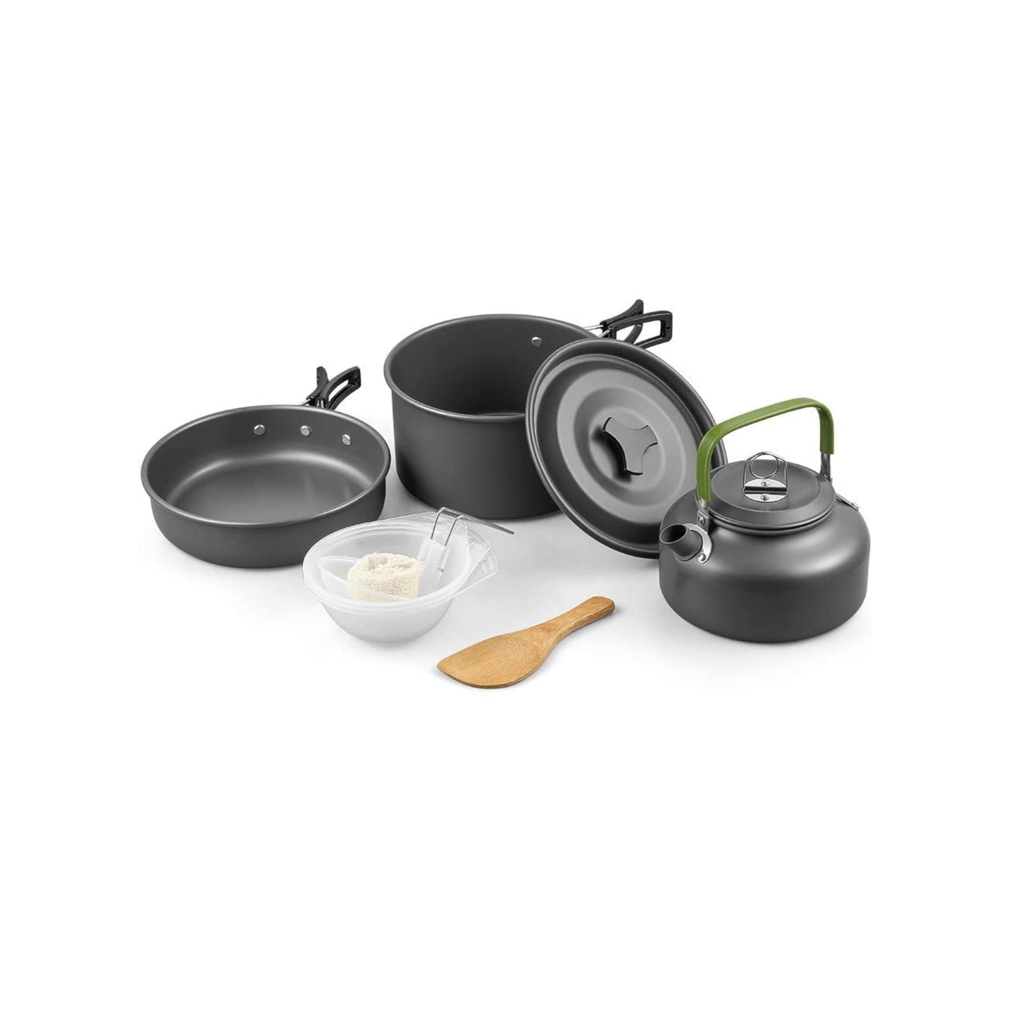 Premium kookset - pot, pan, kommen, lepels - 7 stuks