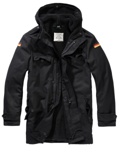 BW parka met vlag