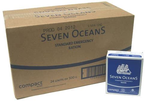 Noodvoedsel Seven Oceans Vergelijkbaar met BP-ER BPER Survival Food Pack 24 x 500 g