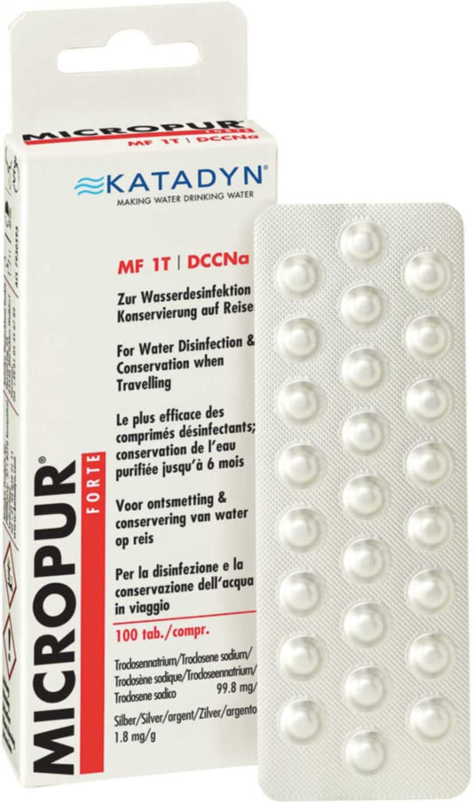 Waterdesinfectietabletten - 100 tabletten