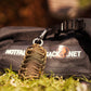 Survival set with knife and fishing kit and paracord, "Parachute Cord", olive