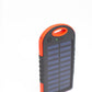 Solar Powerbank Premium zonnepaneel met powerbank, lamp en 2x USB out - noodstroom direct opladen met de zon