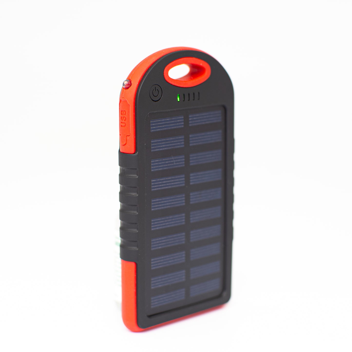 Solarpowerbank Premium Solarpanel mit Powerbank, Lampe und 2x USB Out - direkt mit der Sonne laden Notstrom