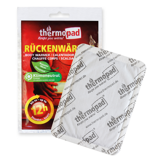 Rückenwärmer - Thermopad/Wärmepad für den Einmalgebrauch - Notwärme