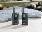 Walkie Talkie - set of 2 - radio - emergency radio with 10 km range - PMR device with VOX - integrated LED flashlight - emergency communication - communication device