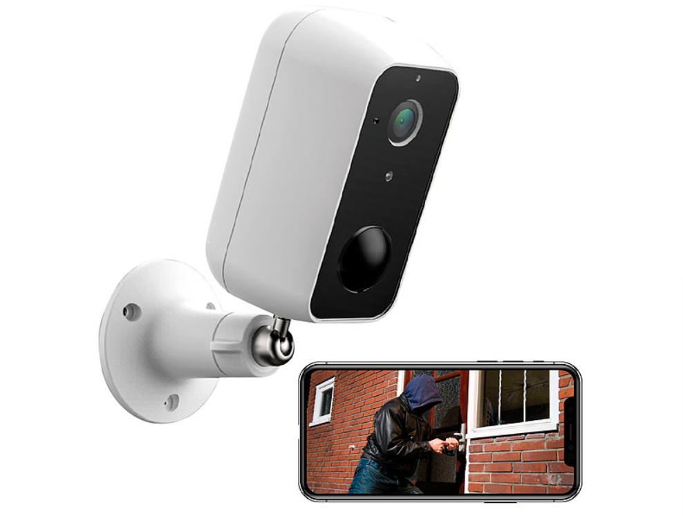 Bewakingscamera - Full HD, app, WLAN - buitencamera/buitenbewaking - IP-bewakingscamera - noodbewaking - werking op batterij - veiligheidsbewaking - beveiligingscamera - voorbereiding op noodsituaties