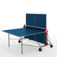 Premium tafeltennistafel toernooimaat blauw met net, opvouwbaar 214.3010/L