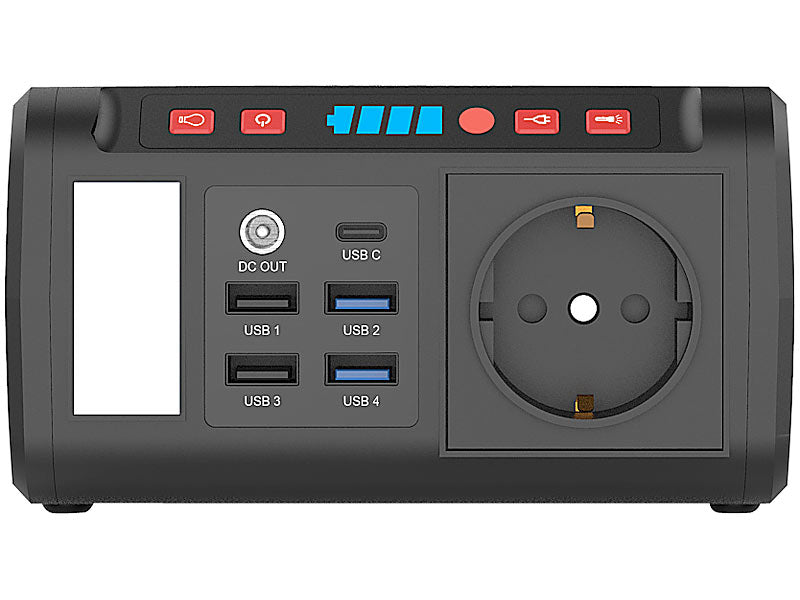 Premium 90Wh powerbank met stopcontact Snelle oplaadtijden voor laptops en andere apparaten USB-noodstroomgenerator